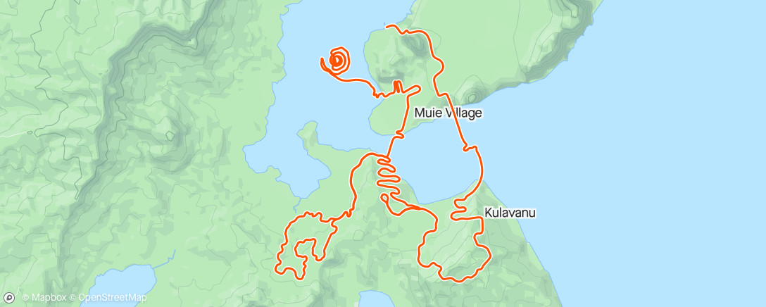 Map of the activity, Zwift - 105/90 min base rulle in Watopia