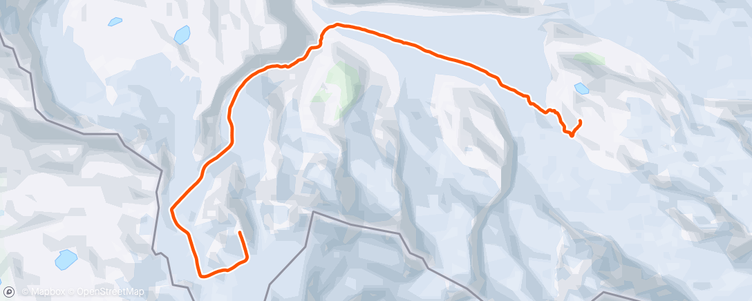 Map of the activity, Id Monte Rosa Hüttä