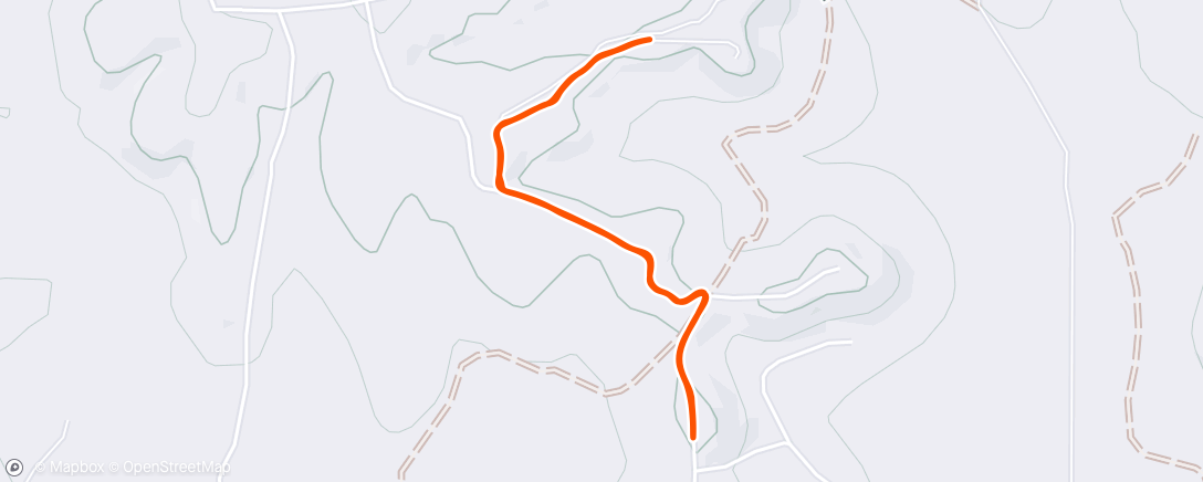 Map of the activity, Morning Walk