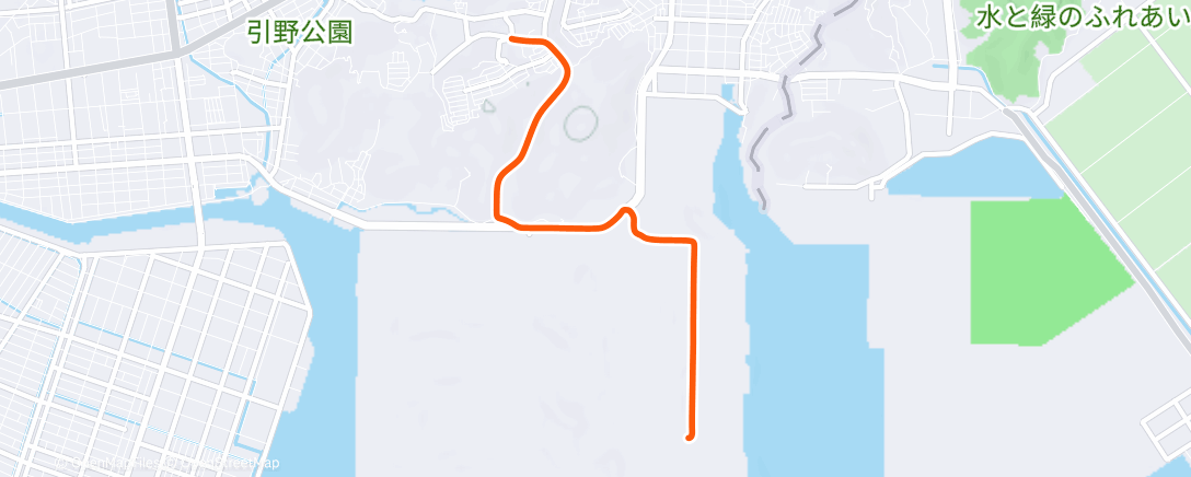 Map of the activity, 午後のライド