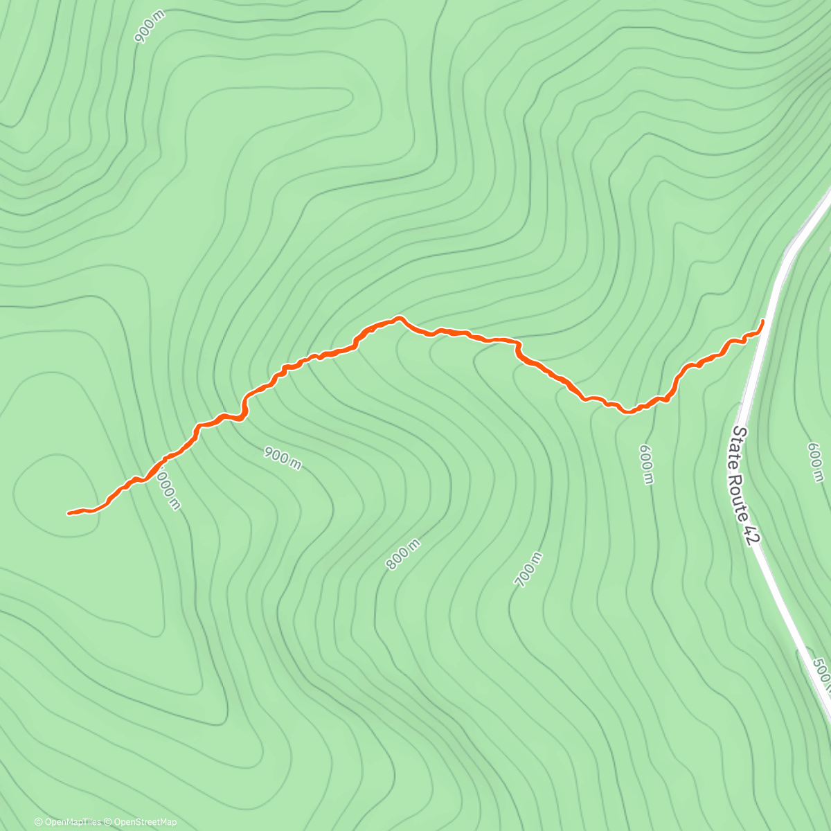 Map of the activity, Back on the Hawk, couldn't find my hat😭