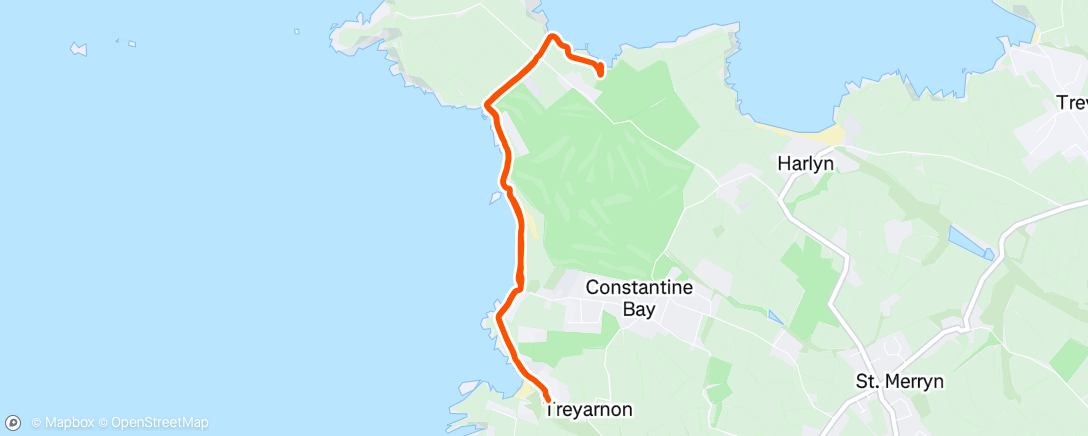 Map of the activity, Out and back to Mother Ivy’s with Sang + stop to see a massive jellyfish