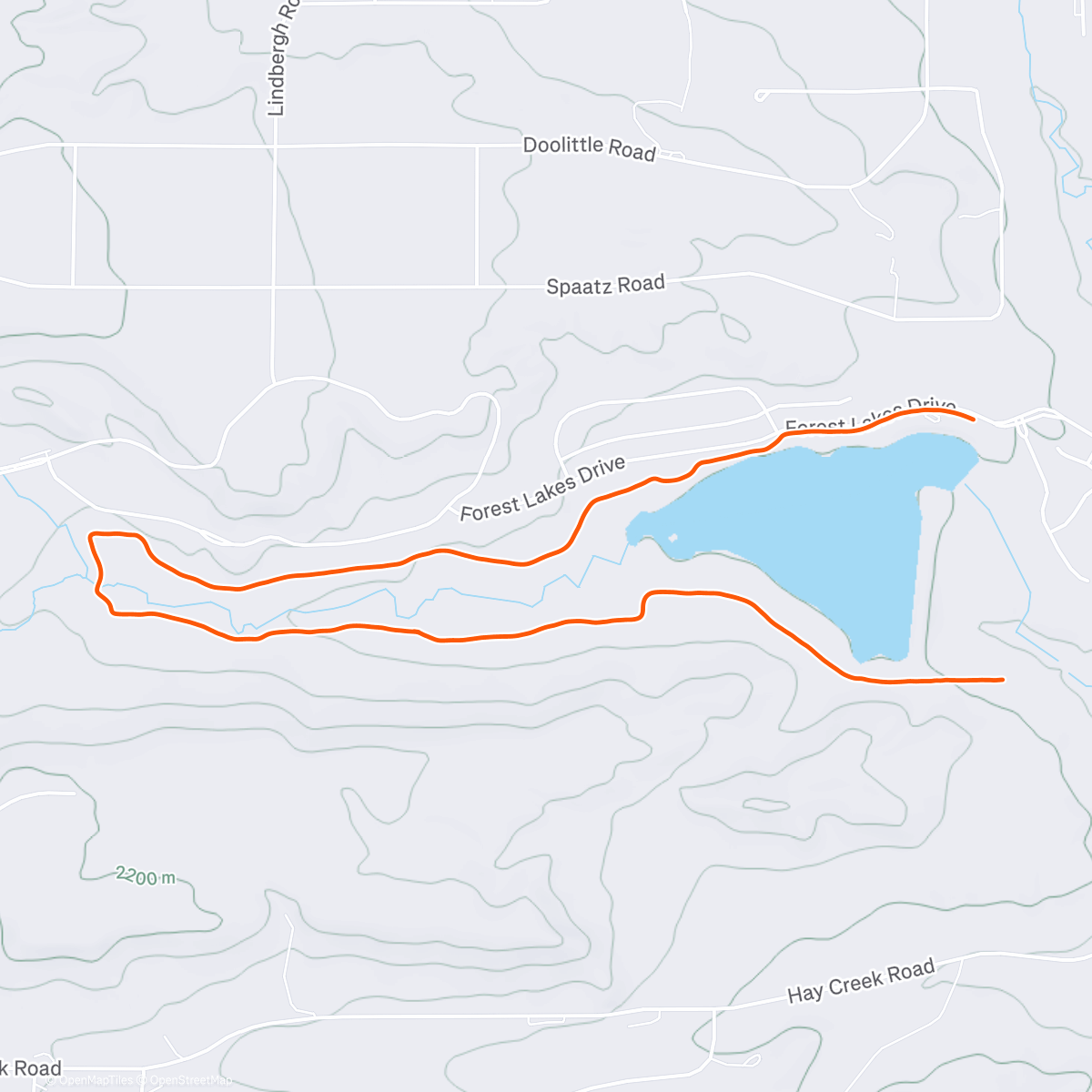 Map of the activity, Morning run, 537