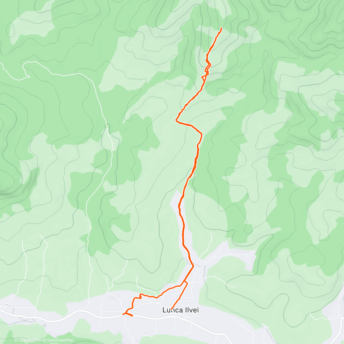 Map of the activity, Lunca Ilvei