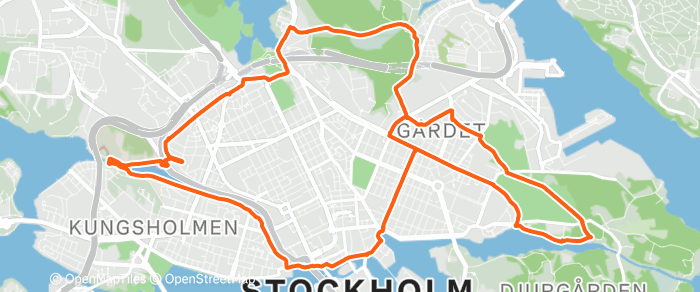 Karta över rutten