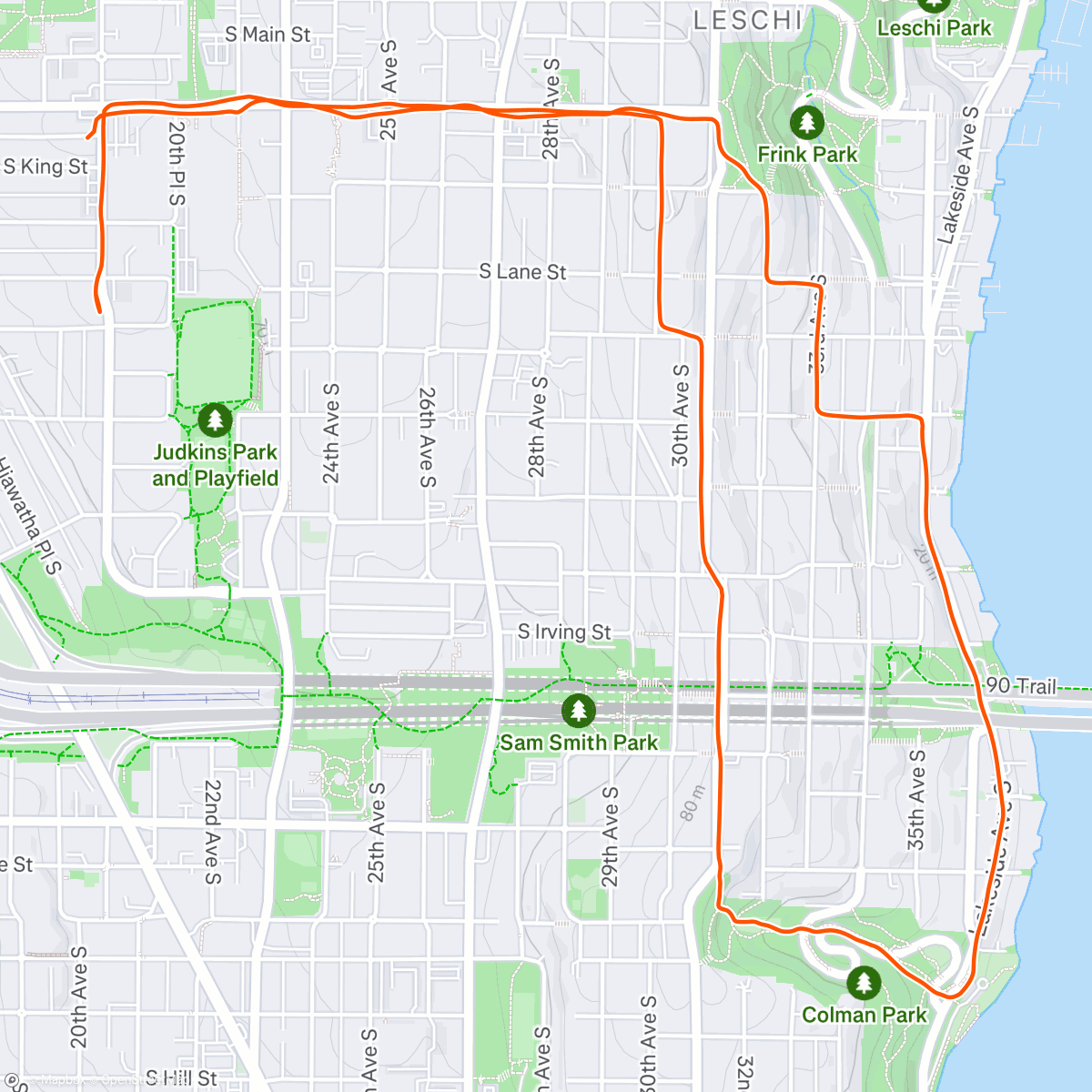 Map of the activity, Secret tunnels