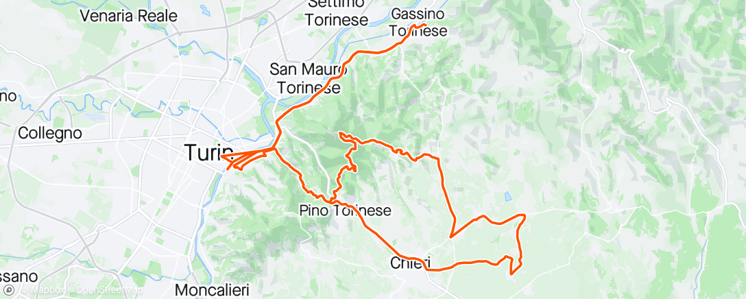 Map of the activity, Alive ride x GranBike, 2