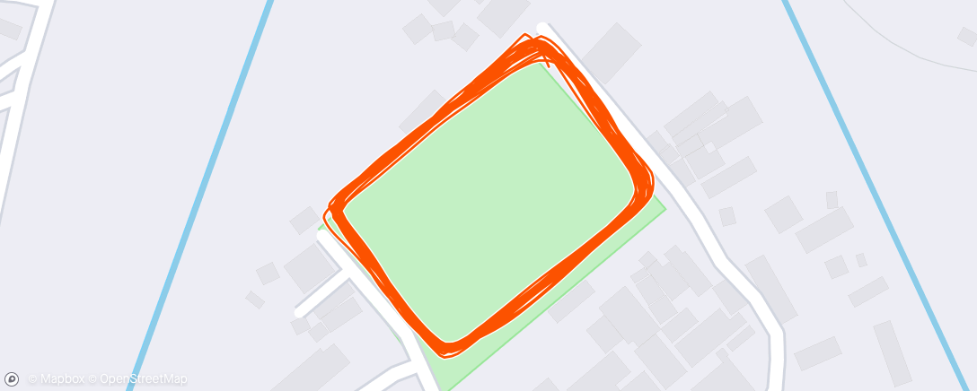 Map of the activity, Evening Run