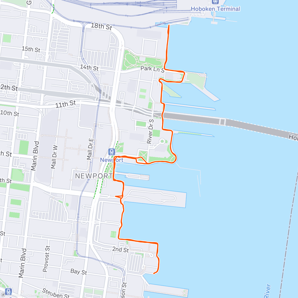 Map of the activity, Run pup run