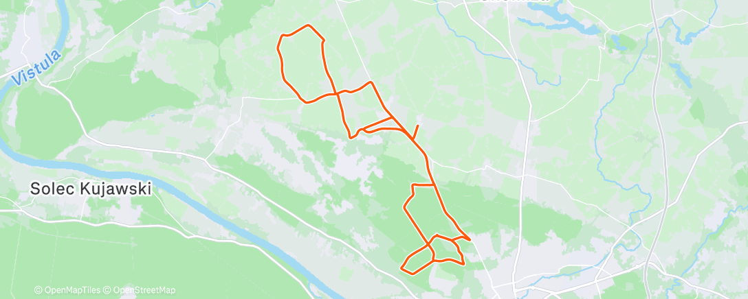 Map of the activity, Morning Ride