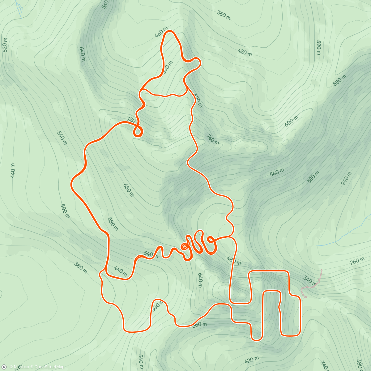 Map of the activity, Zwift - Group Ride: Standard | Stage 1 | Tour de Zwift on The Muckle Yin in Scotland