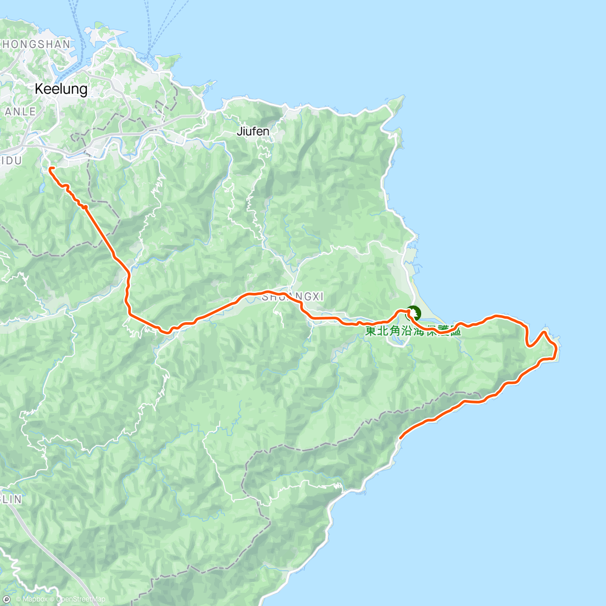 Map of the activity, ROUVY - Nuannuan to Dali | Taiwan
