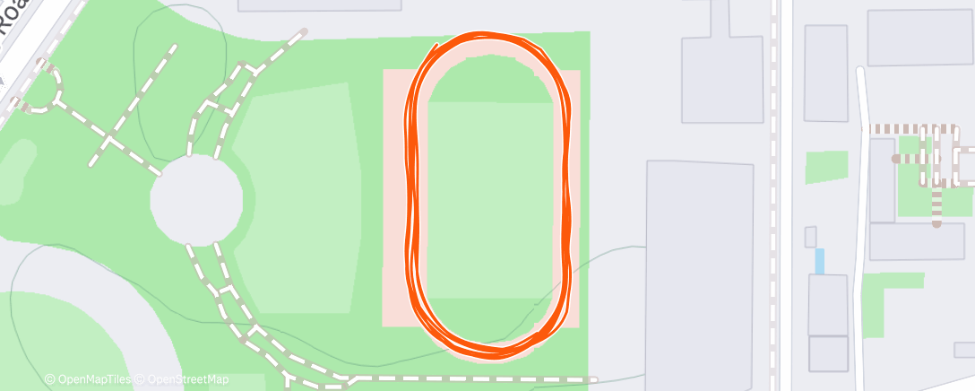 Карта физической активности (Evening Run)