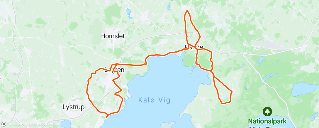 Map of the activity, 130424 Rundt med ERCC