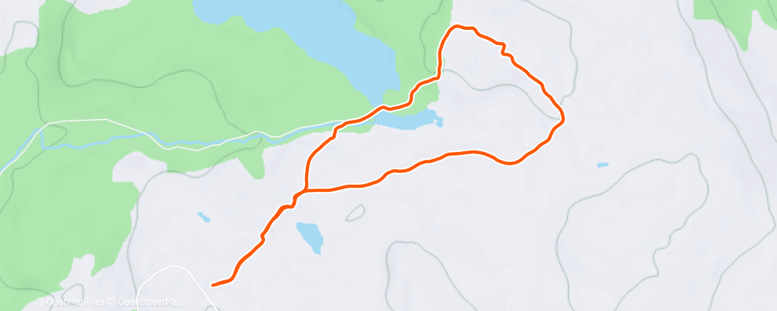 Map of the activity, Lunch Walk