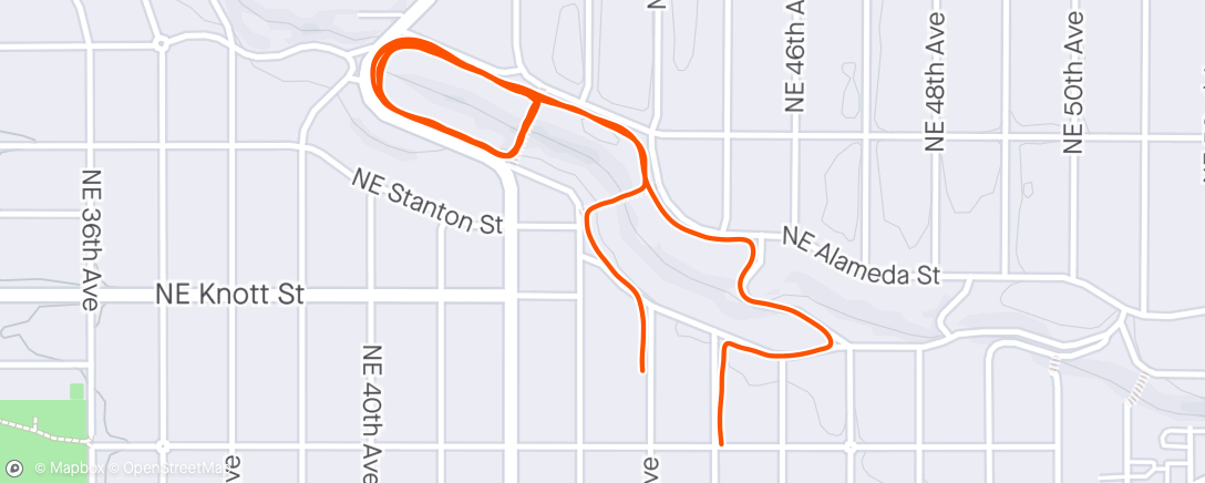 Map of the activity, Afternoon stairs