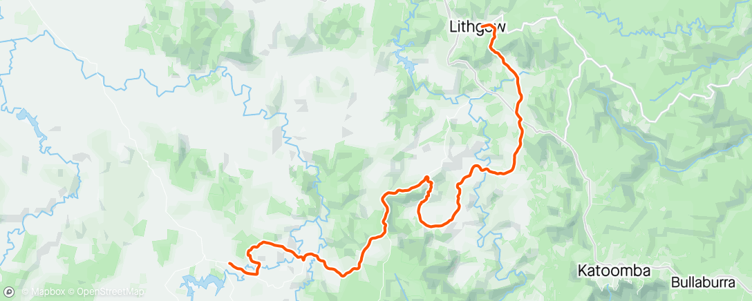 Karte der Aktivität „14/9/2024 RCC Overnighter Day 1 - Lithgow to Oberon”