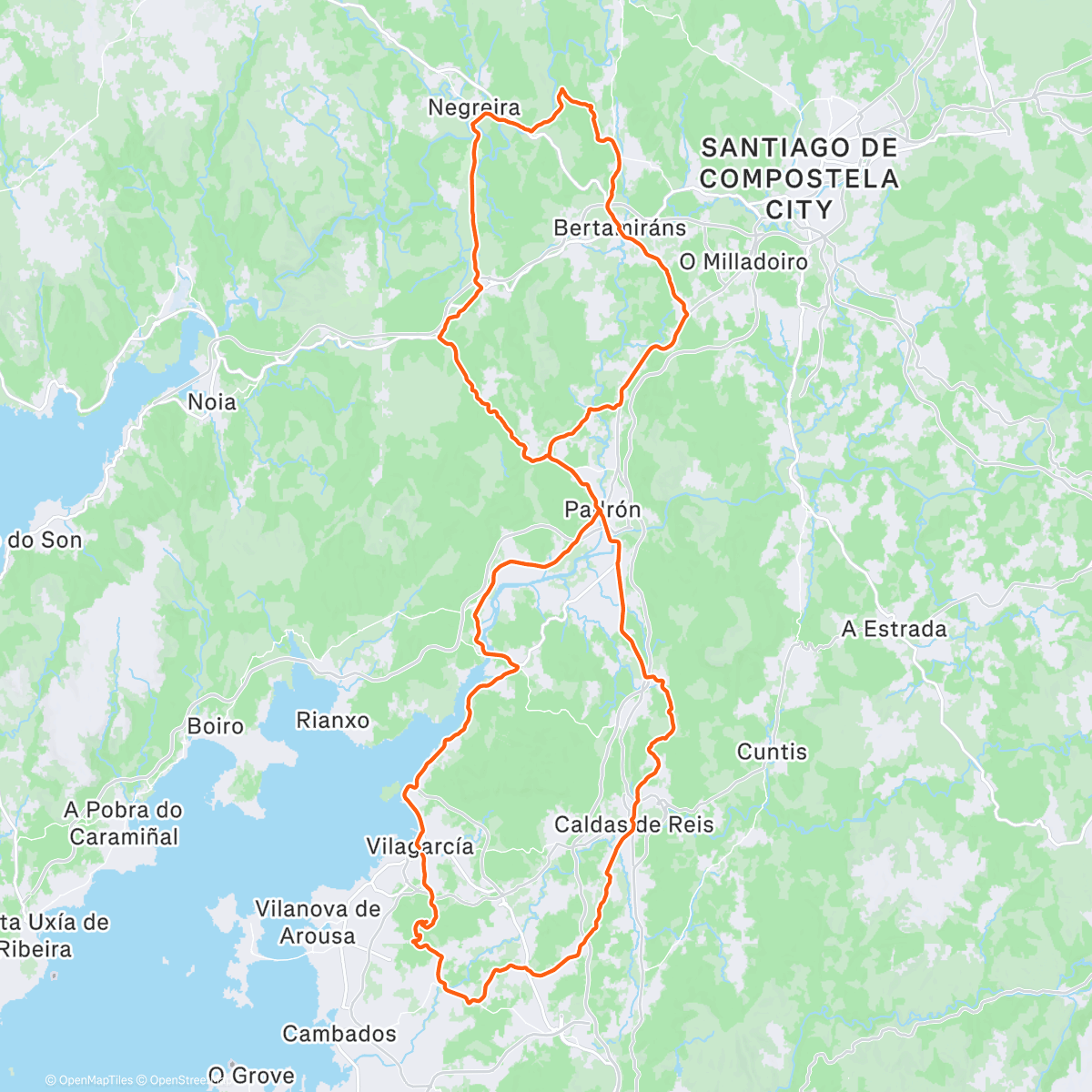 Map of the activity, Road a todo lo que dan las piernas zona4 ☠️