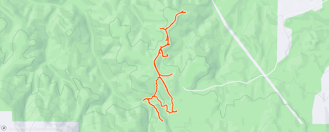 Map of the activity, Vendanta Retreat Hike