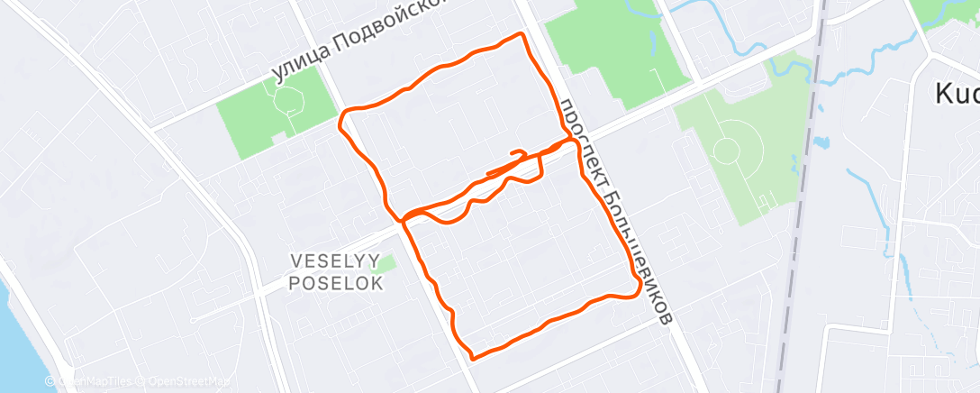 Карта физической активности (Morning Run)