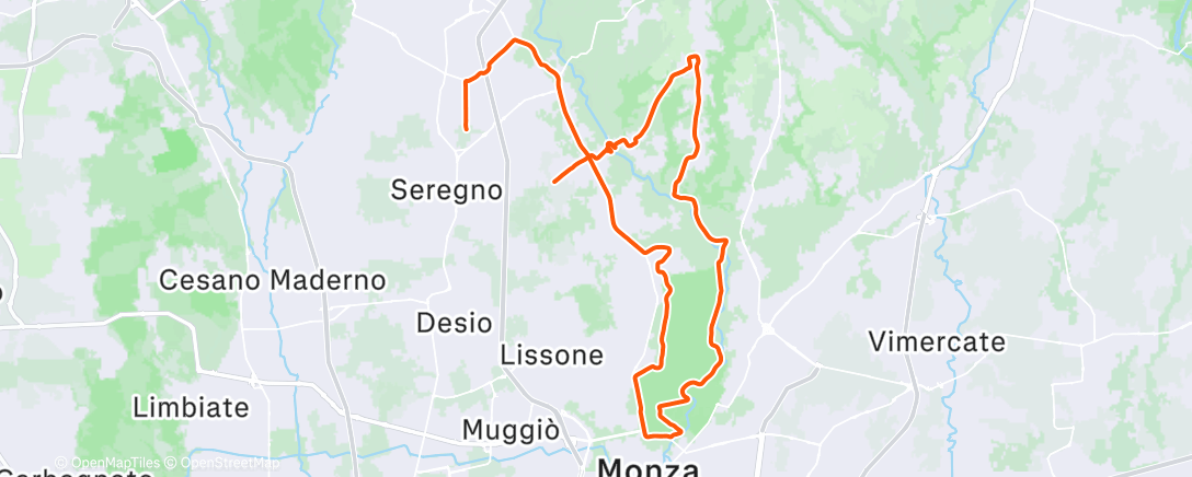 Map of the activity, Little spin pre gym