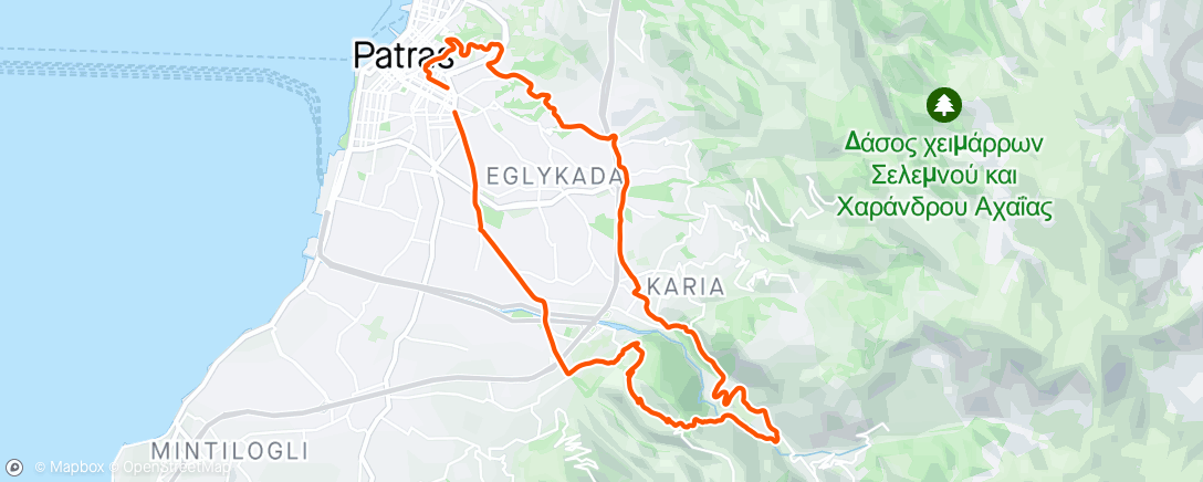 Map of the activity, Great Friday Ride