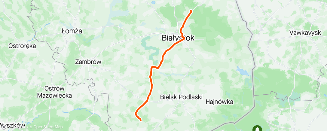 Map of the activity, Z wiatrem na południe