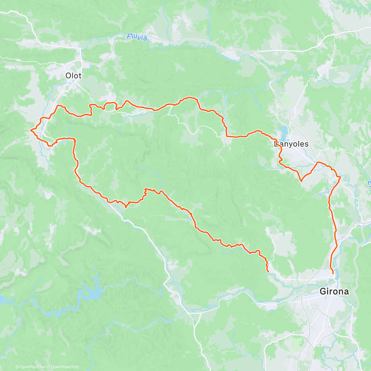 Map of the activity, Slow and steady