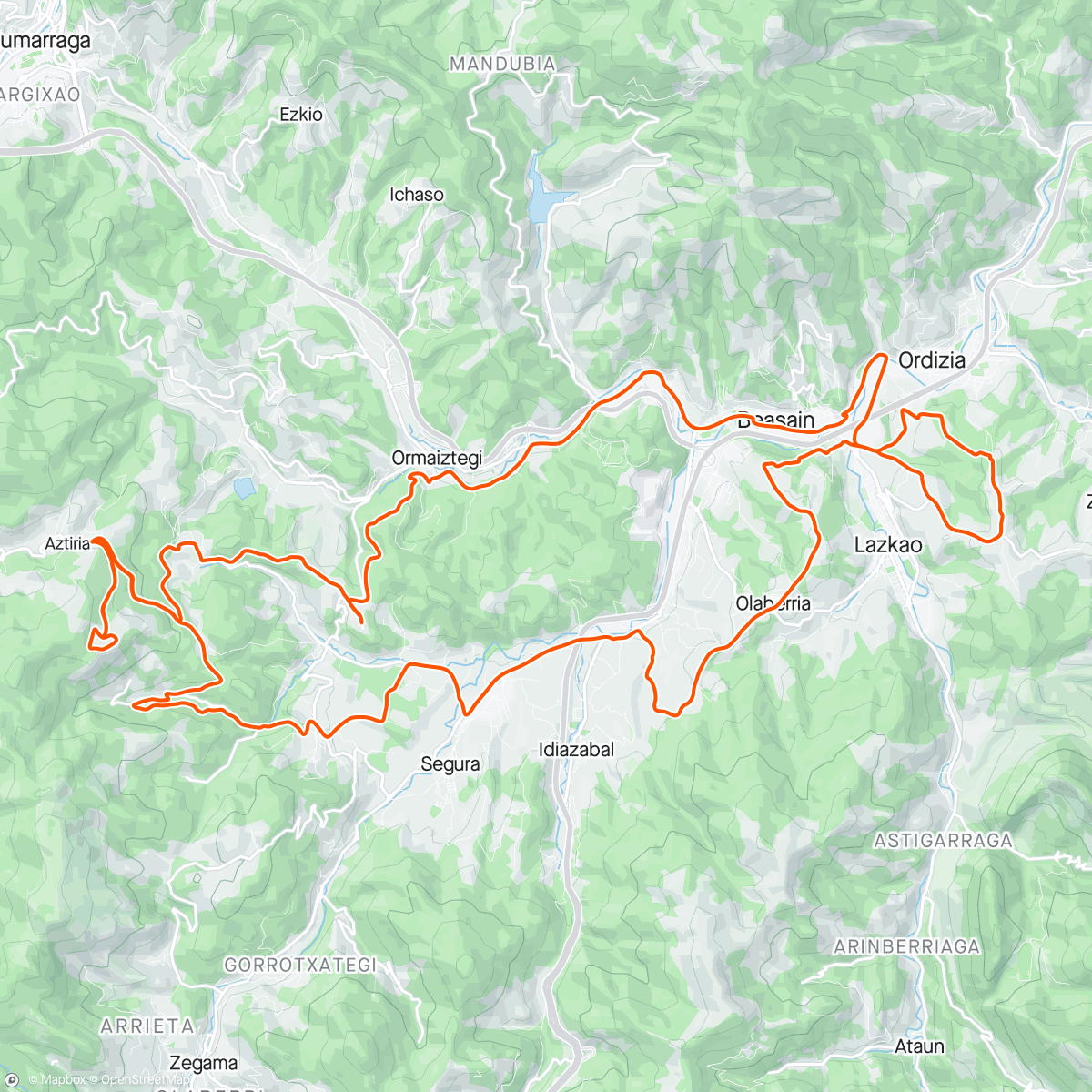 Map of the activity, 🚲Gravel⛈️🌦️