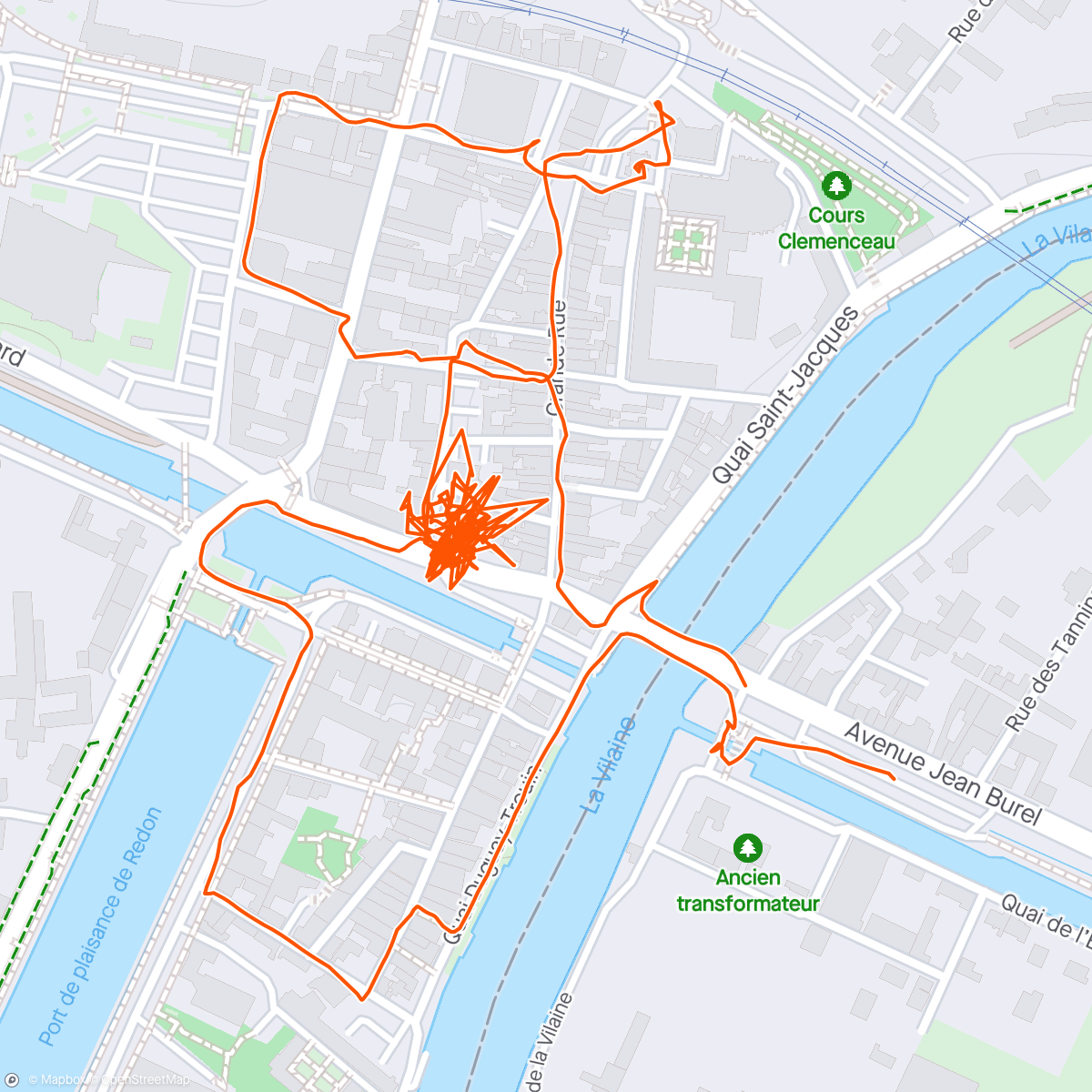 Map of the activity, Crêperie d'anniversaire