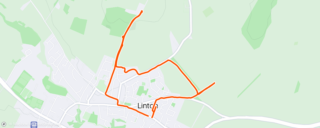 Map of the activity, Linton