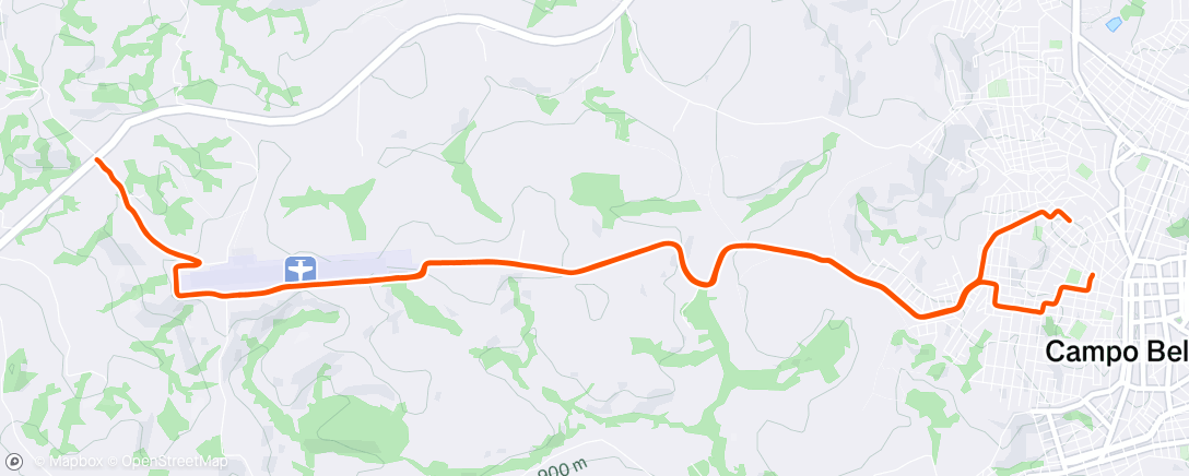 Carte de l'activité Pedalada de mountain bike matinal