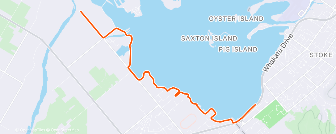 Mapa de la actividad (Morning Run)