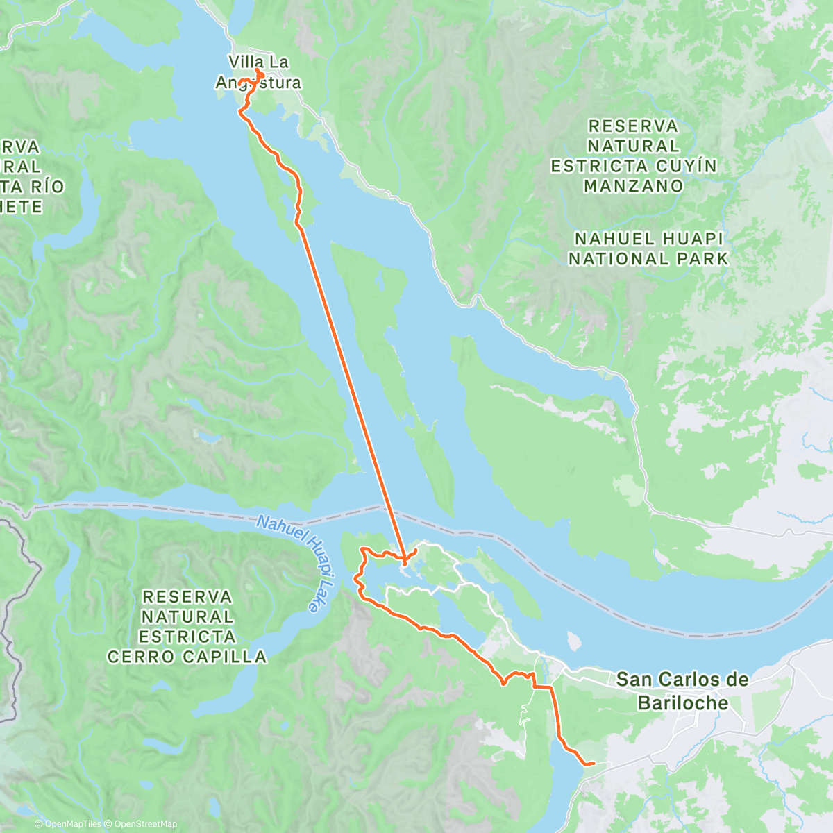 Карта физической активности (Patagonia day 11)