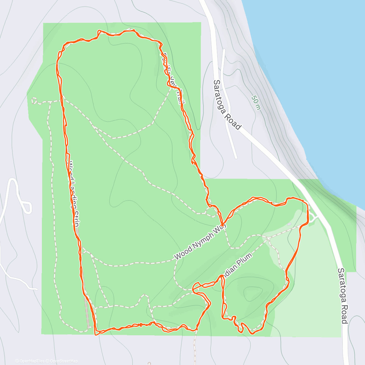 Map of the activity, PostStupidoCrash🌲🌲🌲Hike