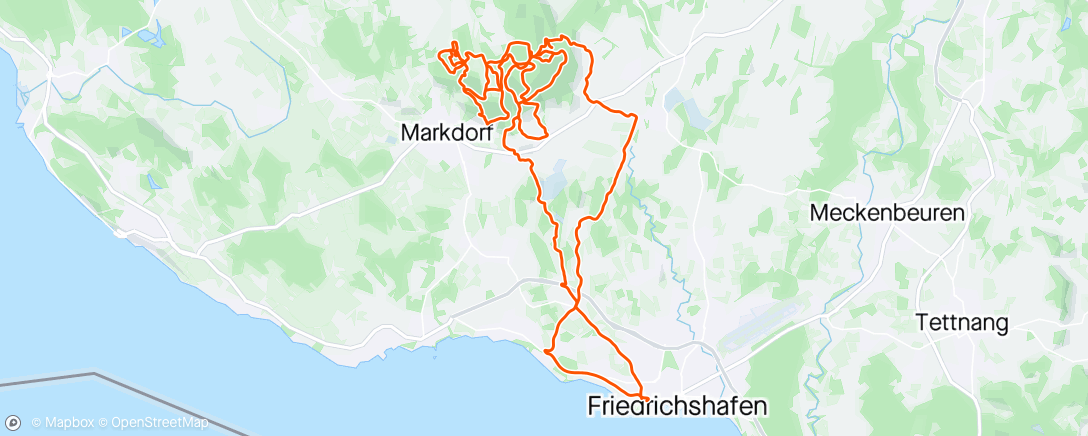 Map of the activity, Mountainbike-Fahrt zur Mittagszeit