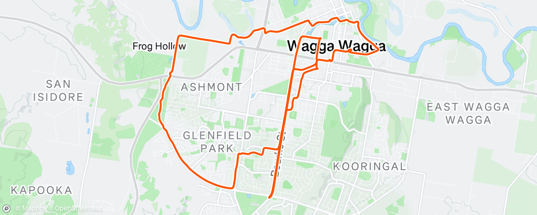 Map of the activity, Morning Gravel Ride