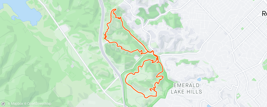 Map of the activity, Edgewood pulgas double