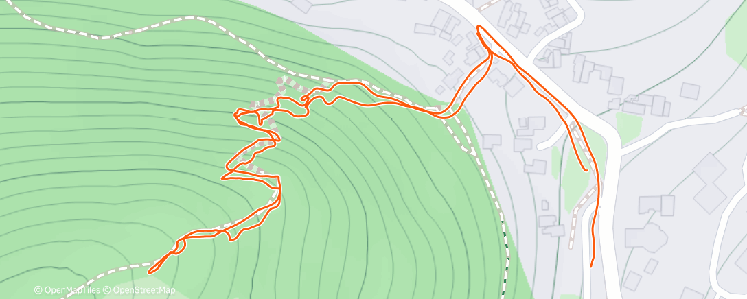 Карта физической активности (Afternoon Hike)