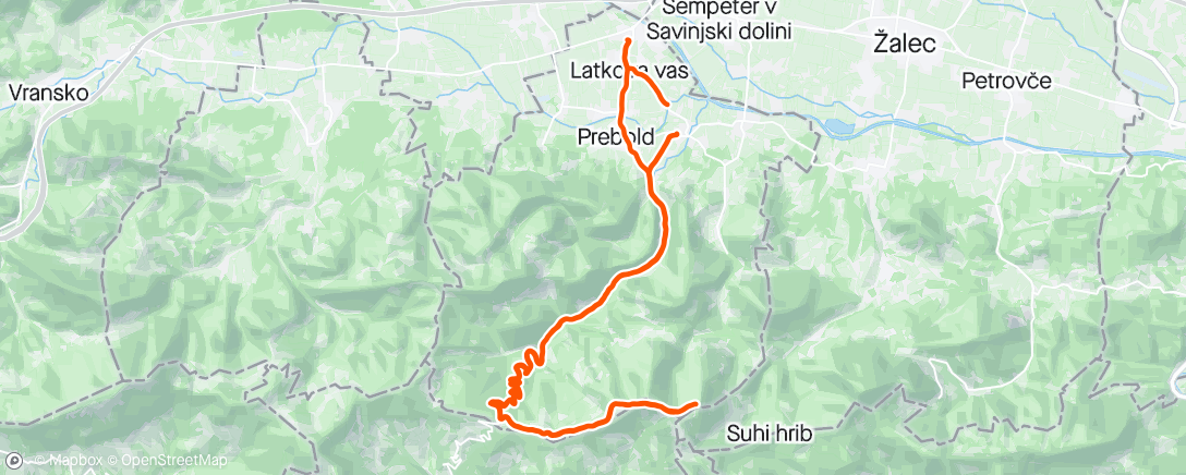 アクティビティ「Nedeljska Mrzlica」の地図