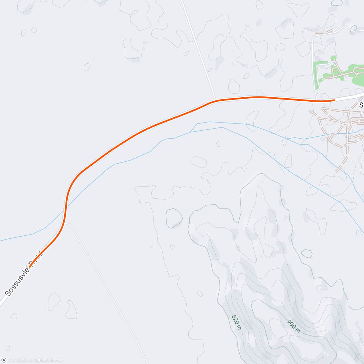 Map of the activity, ROUVY - 7 Minute Cooldown