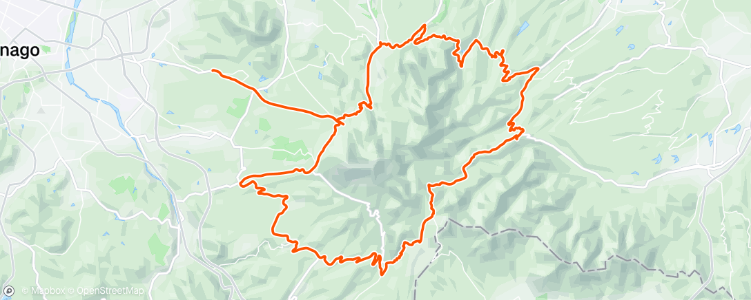 Map of the activity, 大山ライド⛰️