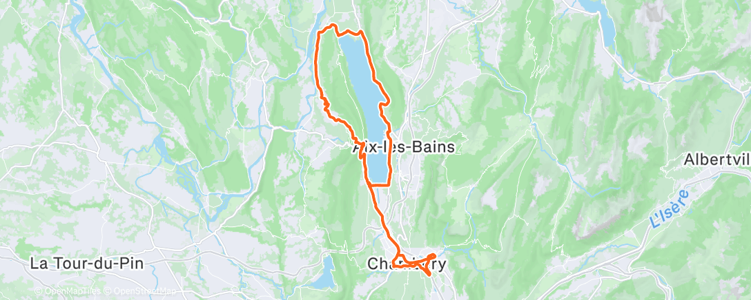 Карта физической активности (Col du Chat 🐱)