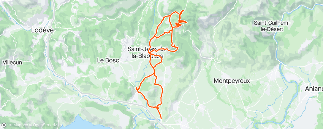 Map of the activity, Mtb ☀️