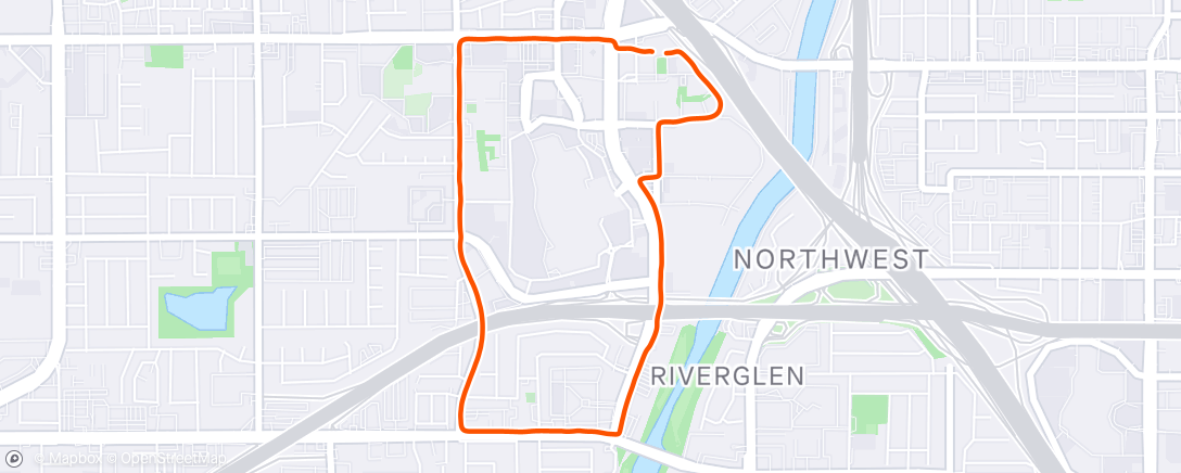 Map of the activity, Work walk