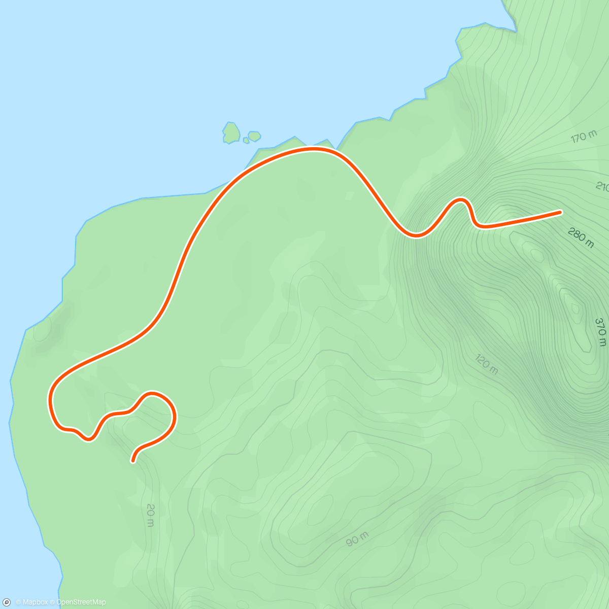 Map of the activity, Zwift - Pacer Group Ride: Flat Route in Watopia with Bernie