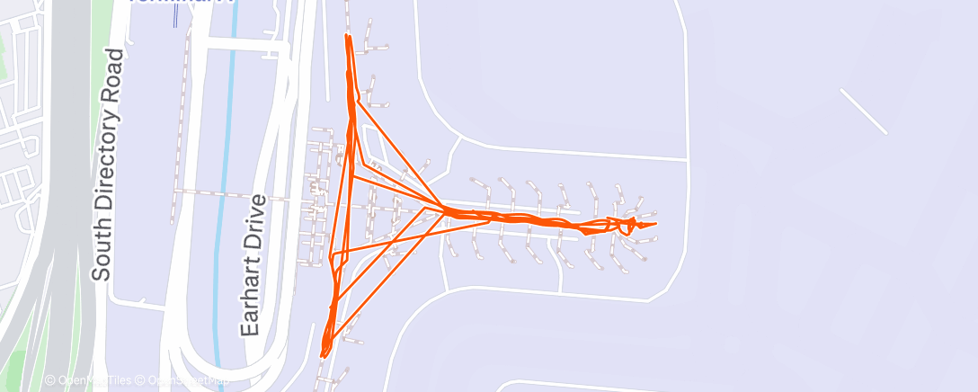 Map of the activity, Afternoon Walk