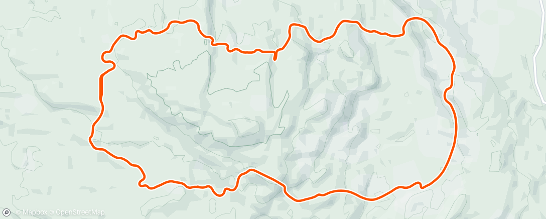 Map of the activity, TrainingPeaks Virtual - Workout: Endurance Power 75% FTP 90 minutes