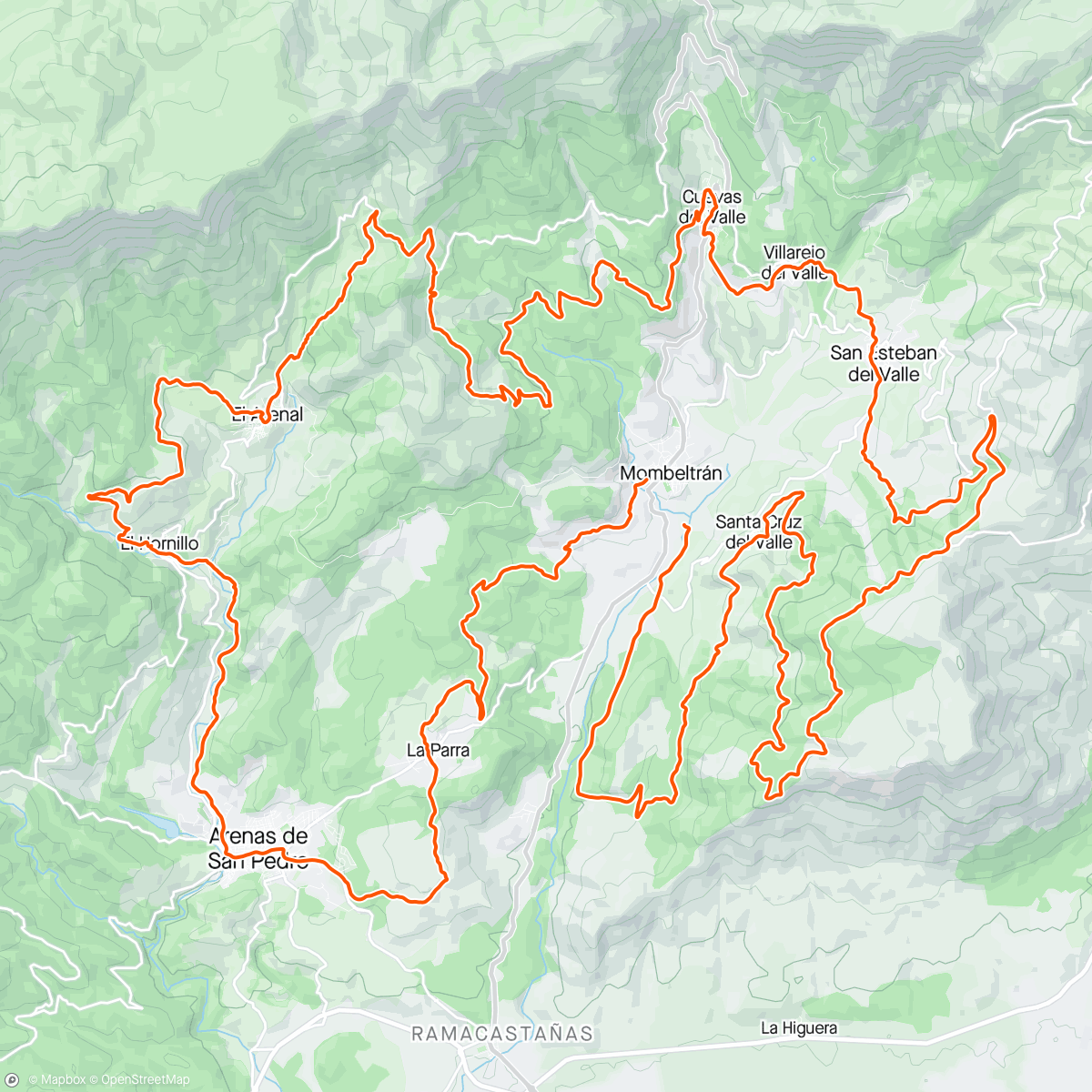 「Bajo Tietar 24」活動的地圖