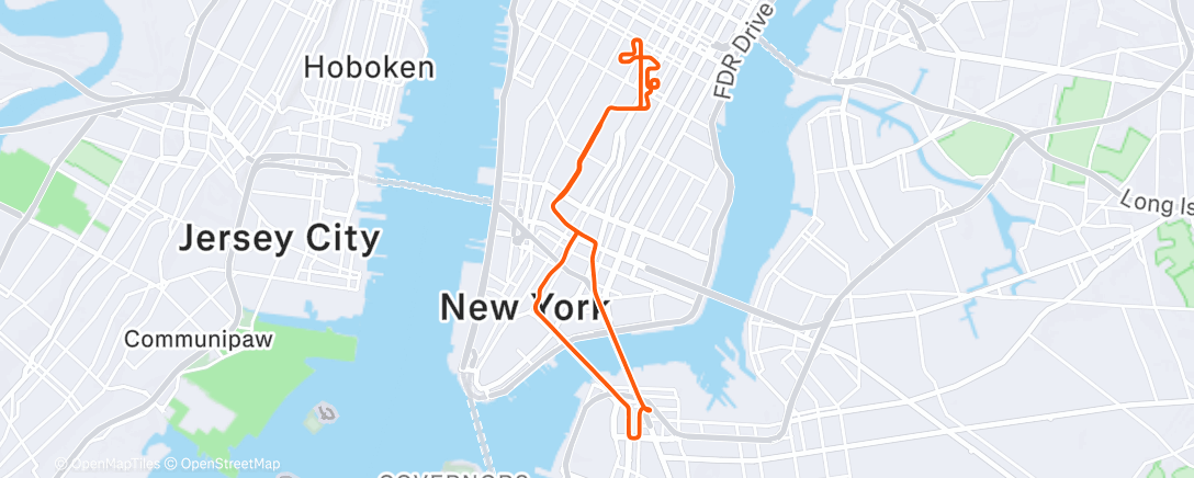 Map of the activity, Zwift - Le Col - Training With Legends - Sir Bradley Wiggins - FTP Boosters on Spinfinity Ultra in New York